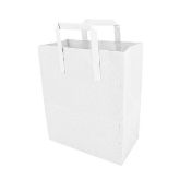 white sandwich paper bag