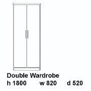 manhattan double wardrobe